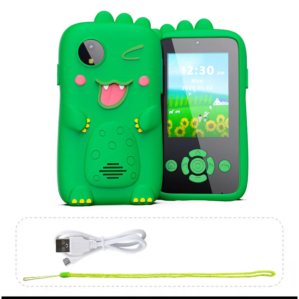 Children Phone Toys Camera Mp3 Music Player Puzzle Games Tooddler Educational Leaning Toys Kids for Girls Boys Birthday Gifts