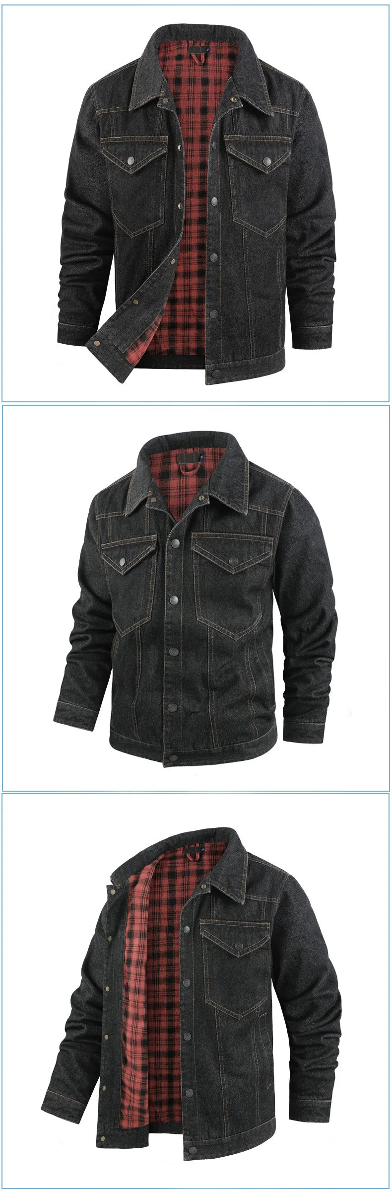 Men's Spring and Autumn Fashion Versatile Jacket Pure Cotton Casual Loose Collar Jacket High end Business workwear Top Coat
