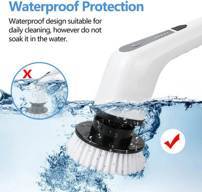 Electric Cleaning Brush Electric Spin Cleaning Scrubber Electric Cleaning Tools Parlour Kitchen Bathroom Cleaning Gadgets