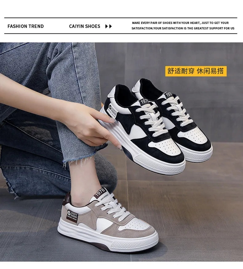 2024 Platform Shoes Women Sneakers Platform Vulcanized Shoes Fashion Comfortable Women's Shoes Casual Sneakers Tenis Masculino
