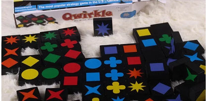 New Children's Educational Toys Qwirkle Wooden Chess Parent-child Interactive Games Kids Adult Hobbies Gifts Learning Toys Play
