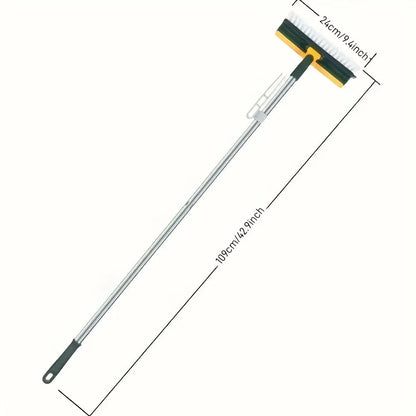 Floor Scrub Brush 5 In 1 Long Handle Adjustable Wiper Broom Tools Wall Corner Floor Scrape Brush Kitchen Bathroom Cleaning Brush