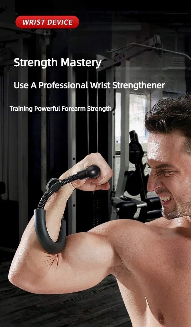 Adjustable Forearm Hand Trainer Wrist Exercises Force Power Strengthener Fitness Equipment Wrists and Strength Grips Workout