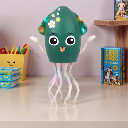 Interactive Moving Toys with Music & Light Electronic Light Up Music Toys Education Toddler Octopus Toy Children Development Toy