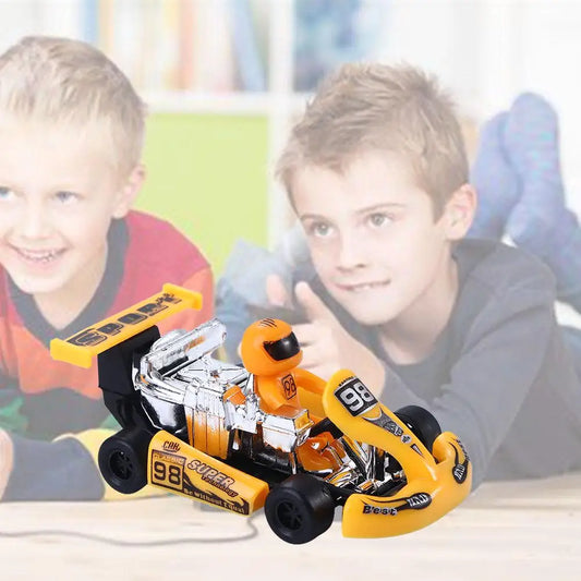 Children Gift for Boy Toy Vehicles Mini Gifts Car Model 4 Wheels Formula Car Pull Back Kart Toys Inertia Car Toy Racing Car Toy