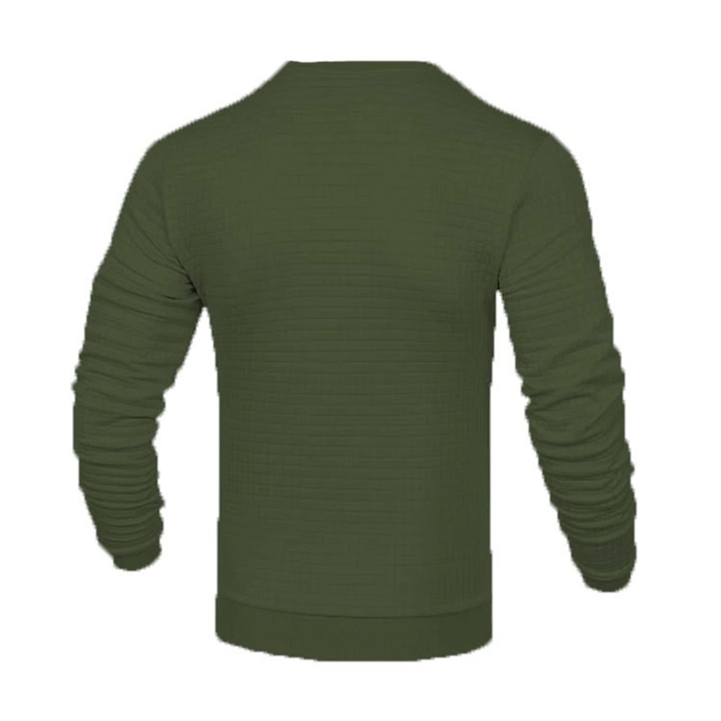 Men's coat fashion small check Waffle youth round neck jacquard check hoodie