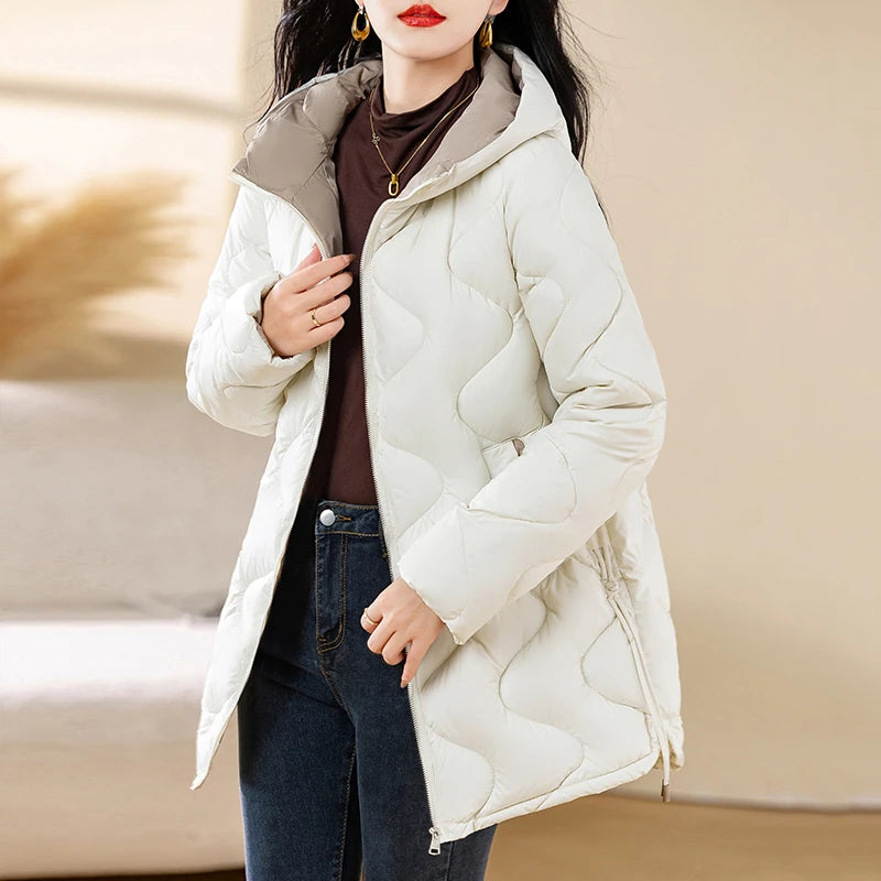 Women's Warm Cotton Jacket Winter Simple And Fashionable Women's Coat Plus Size Windproof Jacket Women's Top