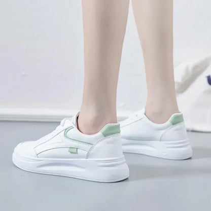 Fashion Women Shoes Summer Thick Sole White Sneaker Breathable Platform Tennis Women Running Shoes Female Casual Sneaker Zapatos
