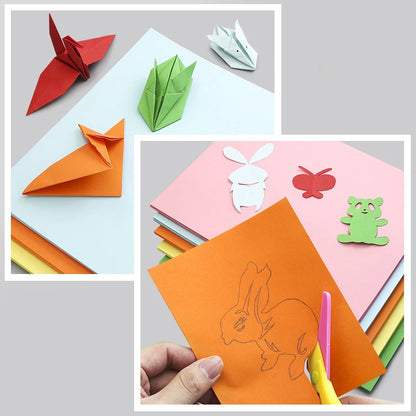 100 Pieces of 80g Draft Paper A4 Copy Paper White Pink Green Blue Red Printer Paper Office Paper Practice Paper for Student