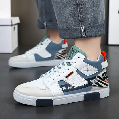 Men Casual Shoes Classic New Fashion Flat Breathable Sneakers Light Shoes Male Tennis Sneaker White Business Travel Footwear