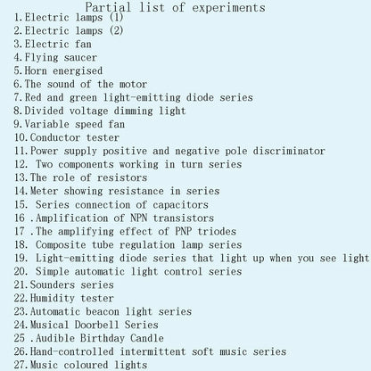 Circuit Electronic Exploration Toys for Kids tecnología Physic Education Learning Children Stem Toys Gifts Science Kits For Kids