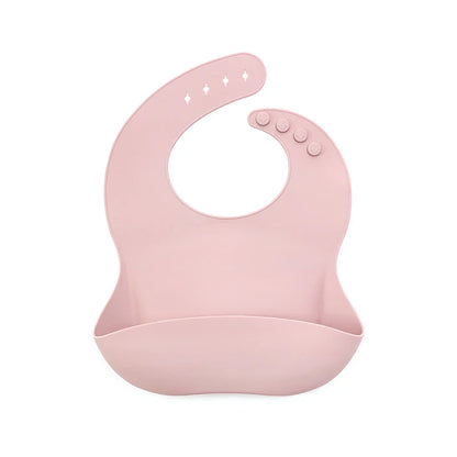 Baby Bibs Ins Style Print Waterproof Soft Silicone Baby Feeding Stuff Cute Pattern Kids Girl Boy Toddler Adjustable Children Bib