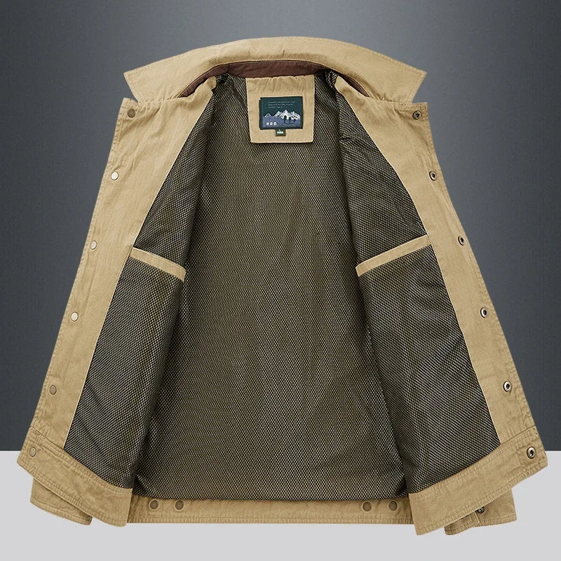 Coat Baseball Jacket Mens Wear Warm Windproof Jacket Male Jackets Simple British Style Mens Cargo New Fashion Bomber Jacket