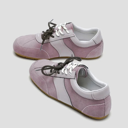 Tennis Lace-Up Hike Shoes Sneakers Cross-tied Comfort Casual Flats Shoes Woman High Quality Sport Shoes Female Sneakers