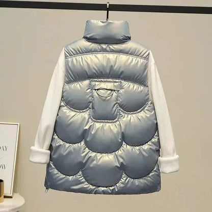 2025 Winter Women Jacket Coats Long Parkas Female Down Cotton Hooded Overcoat Thick Warm Jackets Windproof Casual Student Coat