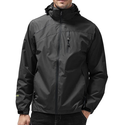 Men Women Jacket Waterproof Outdoor Windbreaker Thin Hoodie Hiking Sport Couples Style Coat 7XL Windproof Coat Large Size Parkas