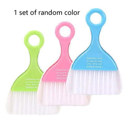 1 set Mini cleaning brush and dustpan set, desktop cleaning brush, cleaning tools ﻿