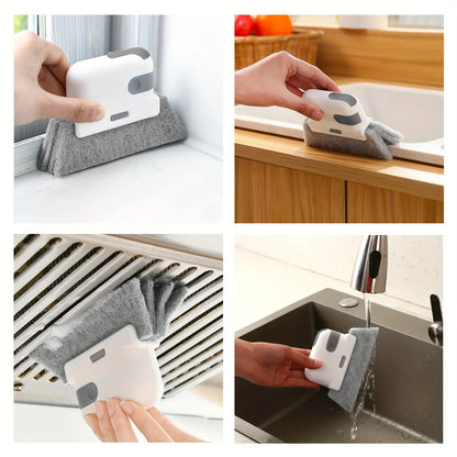 Window Cleaning Brush Windowsill Groove Deadend Cabinet Crevice Brush Removable Household Multifunctional Cleaning Tools