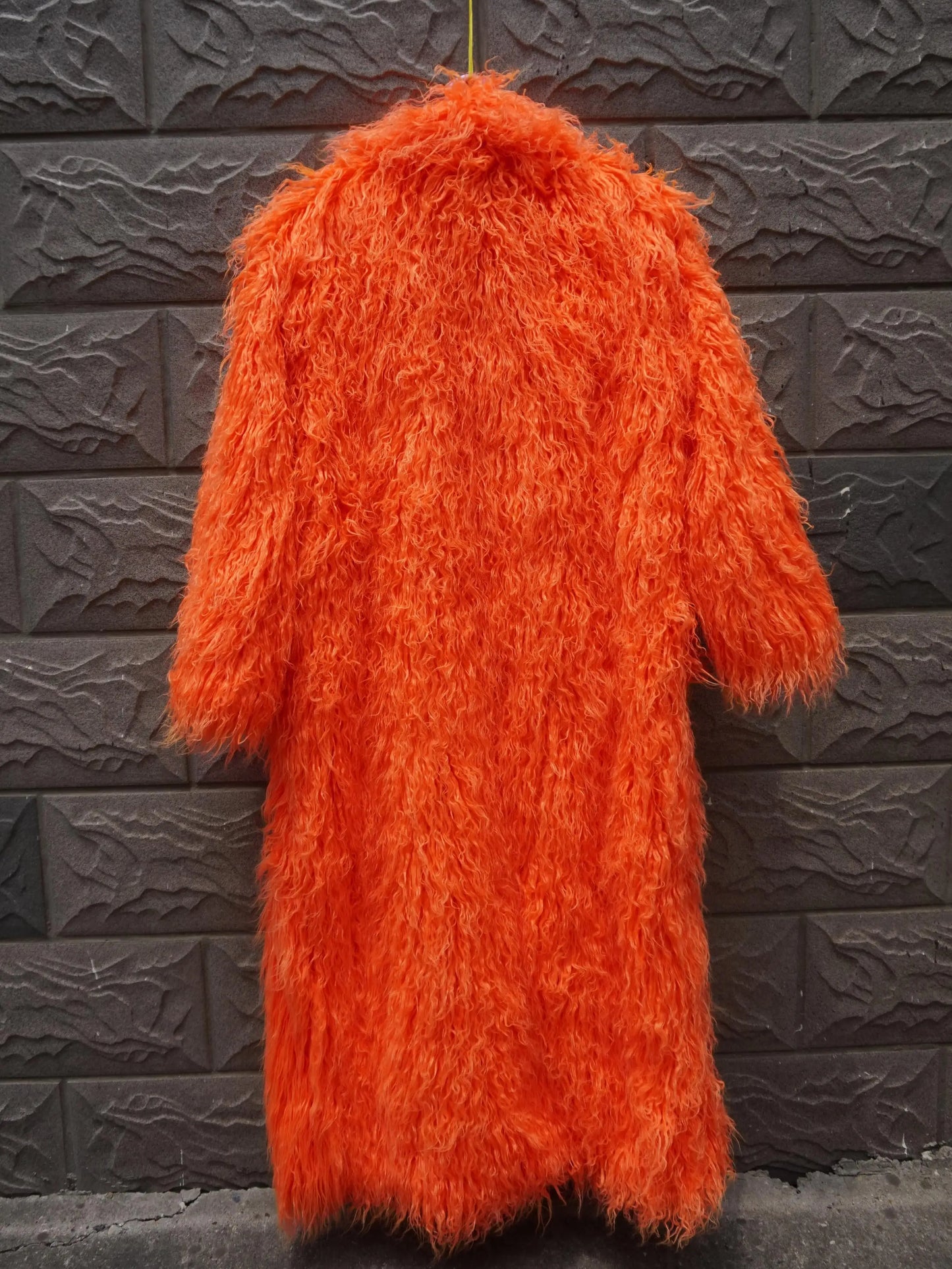 Women'S Elegant Long Faux Fur Coat -  Casual & Comfortable with Pockets, Perfect for Fall/Winter Outdoor Wear, Stylish Long Coat