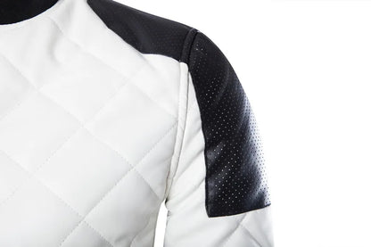 Men Leather Coat Men Wear Slim Fit Blazer PU Clothes Spring Trend Autumn New Leisure Fashion Fashionable Motorcycle Jacket