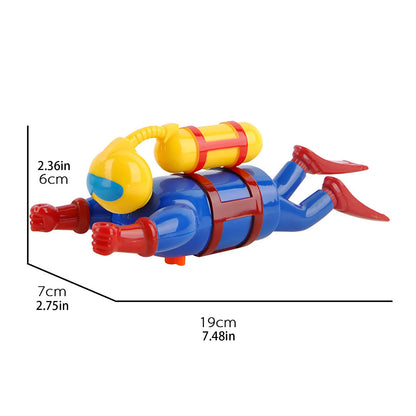 Children'S Toys Chain Diver Bath Toys Children'S Bathroom Water Toys Bathing Interactive Fun Small Gifts Play Diving Doll