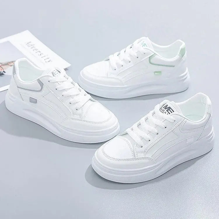 Fashion Women Shoes Summer Thick Sole White Sneaker Breathable Platform Tennis Women Running Shoes Female Casual Sneaker Zapatos