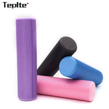 30/45/60CM Yoga Foam Roller High-density EVA Muscle Roller Self Massage Tool For Gym Pilates Yoga Fitness Gym Equipment