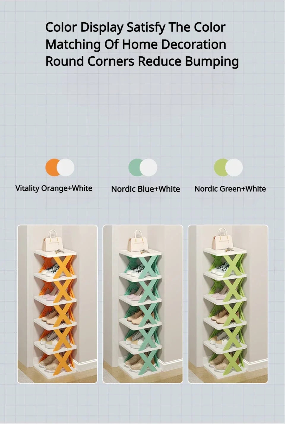 Multi-Ayer Shoe Rack Diy Organizer Clothes Storage Organizer Storage Shoes Shelf Racks Multi-Layer Detachable Storages Cabinet