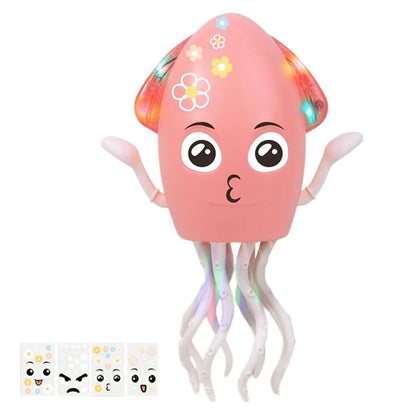 Interactive Moving Toys with Music & Light Electronic Light Up Music Toys Education Toddler Octopus Toy Children Development Toy