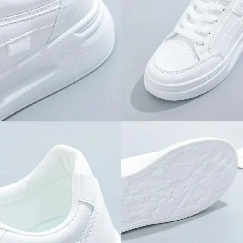Fashion Women Shoes Summer Thick Sole White Sneaker Breathable Platform Tennis Women Running Shoes Female Casual Sneaker Zapatos
