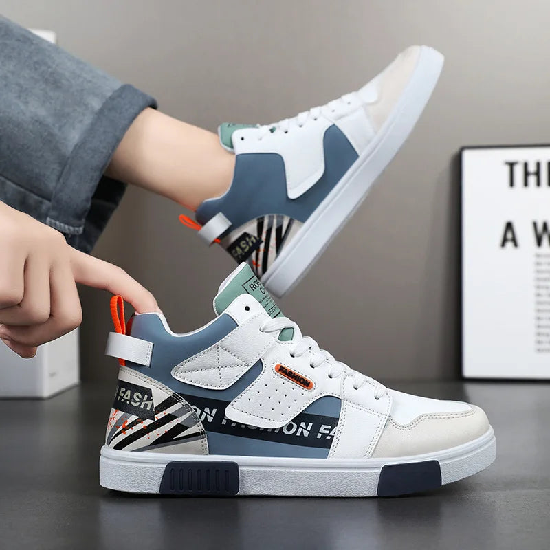 Men Casual Shoes Classic New Fashion Flat Breathable Sneakers Light Shoes Male Tennis Sneaker White Business Travel Footwear