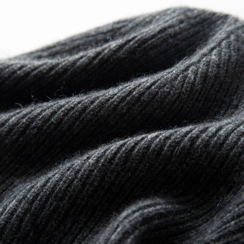Winter New Hat for Men Knitted Korea Beanie Thick Hats Autumn Outdoor Warm Streetwear Cap Man 100% Cashmere Solid Color Soft Hat