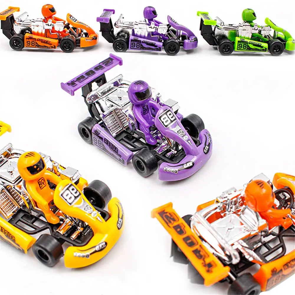Children Gift for Boy Toy Vehicles Mini Gifts Car Model 4 Wheels Formula Car Pull Back Kart Toys Inertia Car Toy Racing Car Toy