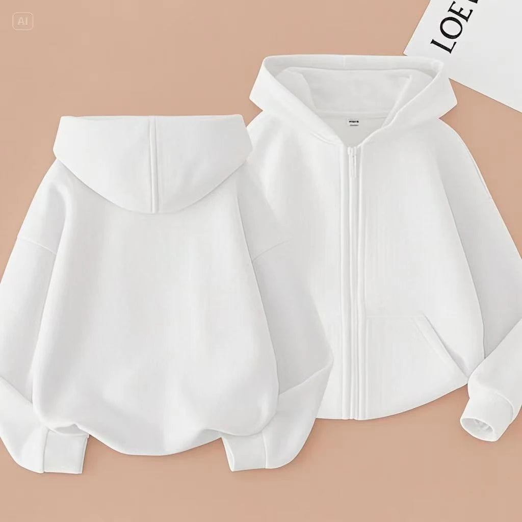 Children's Sportswear for 3 to 12 Years Old: Casual Sports Jackets,grey,red,red,black and White Zippered Hats,sports Sweatshirts