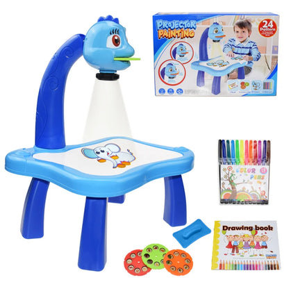 Children's Projector Art Painting Toy Table Children's Drawing Board Desk Arts Crafts Education Drawing-learning Tools Girl Toys