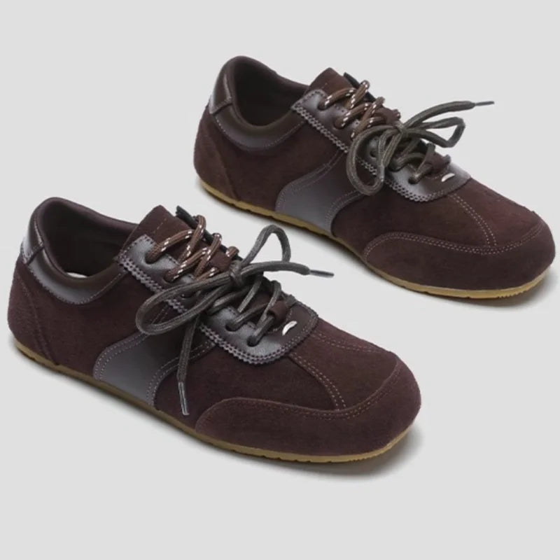 Tennis Lace-Up Hike Shoes Sneakers Cross-tied Comfort Casual Flats Shoes Woman High Quality Sport Shoes Female Sneakers