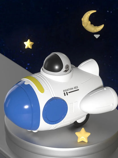 Children Cars Toys for 1-3 Years Boys Cartoon Inertial Train Ship Airplane Toy Kids Early Educational Toys for Toddler Xmas Gift