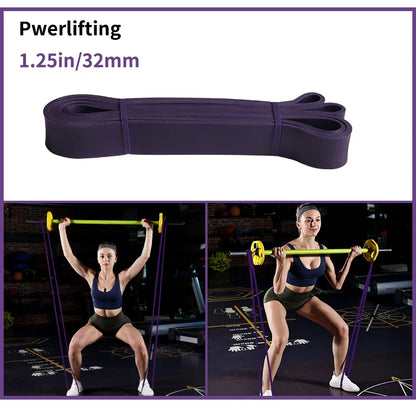 Heavy Duty Latex Resistance Band Exercise Elastic Band For Sport Strength Pull Up Assist Band Workout Pilates Fitness Equipment