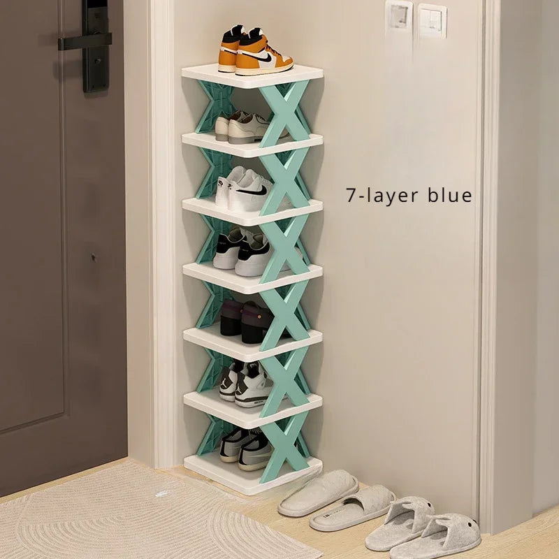 Multi-Ayer Shoe Rack Diy Organizer Clothes Storage Organizer Storage Shoes Shelf Racks Multi-Layer Detachable Storages Cabinet
