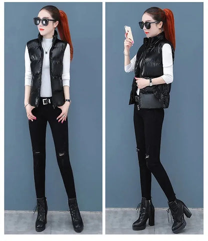Men spring and fall Jacket Winter Men Vest For Down Cotton Sleeveless Jacket Waistcoat Man Big Size Warm Mens Coat