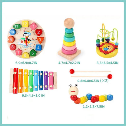 Baby Toys Kids 3D Wooden Puzzles Early Learning Baby Games Toys Educational Wooden Toys For Children Birthday Gifts