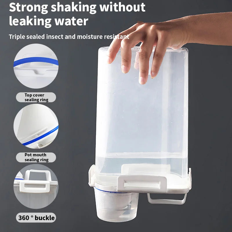 Kitchen Storage Box, Rice Bucket Storage Can, Five Grain And Miscellaneous Grain Storage Can, Sealed Can, Practical For Kitchen