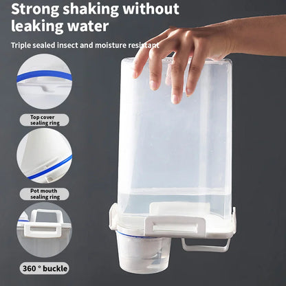 Kitchen Storage Box, Rice Bucket Storage Can, Five Grain And Miscellaneous Grain Storage Can, Sealed Can, Practical For Kitchen