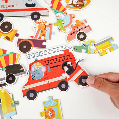 Children's puzzle toys, early education enlightenment cognition, cartoon patterns multiple themes