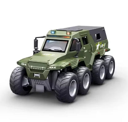 Children Inertia Toy Car With Sound Light Music Simulation Off-road Caravan Boys Interactive Toys Cool Military Buggy Toy Gift