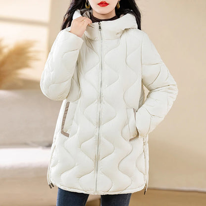Women's Warm Cotton Jacket Winter Simple And Fashionable Women's Coat Plus Size Windproof Jacket Women's Top