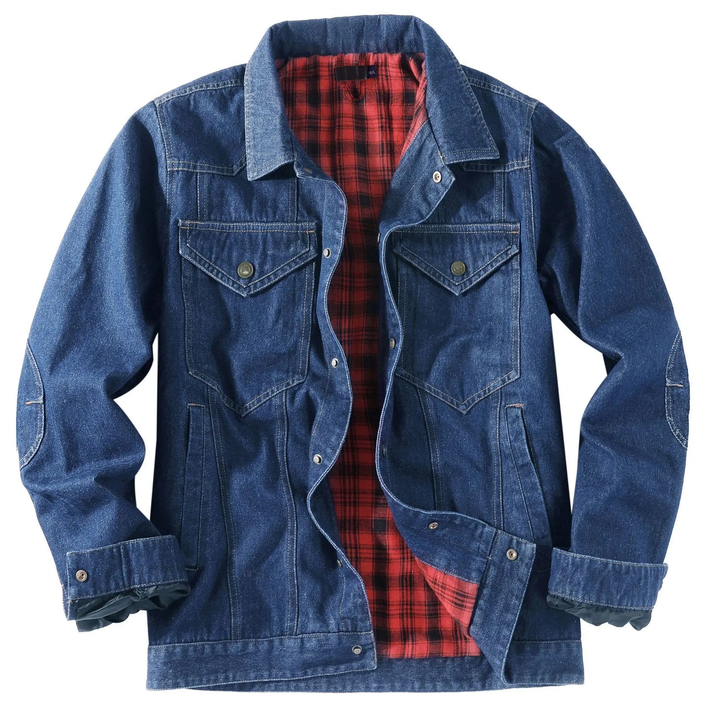 Men's Spring and Autumn Fashion Versatile Jacket Pure Cotton Casual Loose Collar Jacket High end Business workwear Top Coat