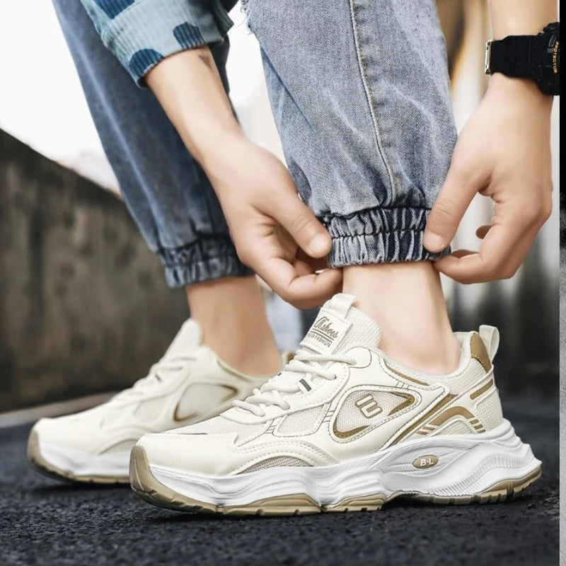 Fashionable men's sports shoes, high-quality men's casual shoes, soft-soled shock-absorbing running shoes