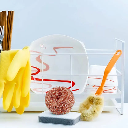 Kitchen Cleaning Tools 3x Copper Metal Wire Sponge Ball Iron Tip Nozzle Cleaner Slag Remover Tool Cooper Coated Scourers