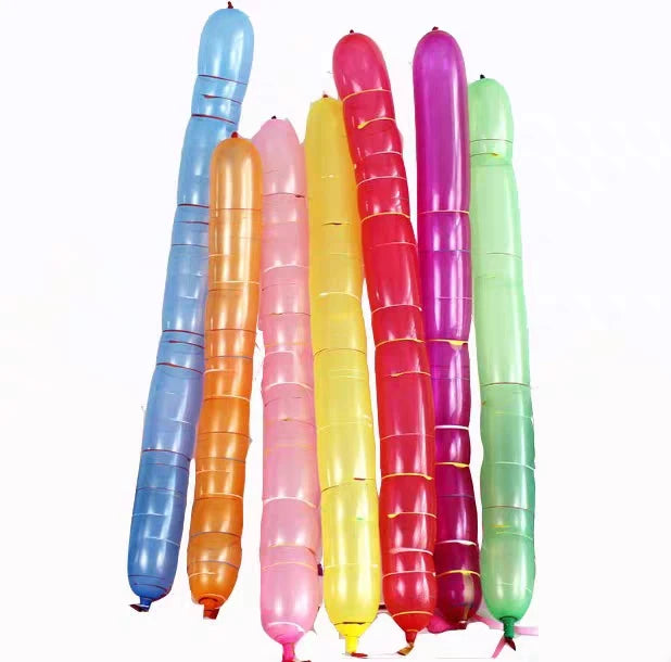 20-10PCS Rocket Long Balloons Kids Children Rubber Flying Air Balls Toys Funny Outdoor Latex Classic Balloon Birthday Party Gift